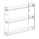 thumbnail image 1 of Organizador de maquillaje de montaje de pared de 3 capas 98x23x122 pulgadas Ligero para los accesorios de paletas de sombra de ojos multifuncional, 1 of 9