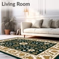 thumbnail image 2 of ODIKA 6'x9' Machine Washable Non-Slip Area Rug, Extra Wide Household Items Transport Pack Robust Construction High Traffic Rug, Green, 704053, 2 of 7