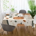 thumbnail image 3 of Yayeee Tablecloths 60" x 120" Rectangle Wrinkle Resistant Party Table Cover, Beige Fall Leaves, 3 of 8