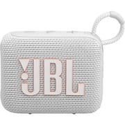 Restored JBL Go 4 - Ultra-Portable Bluetooth Speaker - White