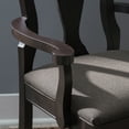 thumbnail image 2 of Linon Kuras Traditional Accent Armchair, Dark Brown, 2 of 9