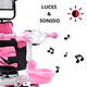 thumbnail image 2 of Triciclo Evolutivo para Niños Giratorio 360 con Luz y Sonido Ruedas de Eva Toldo y Bastón de Empuje - Rosa Claro, 2 of 7