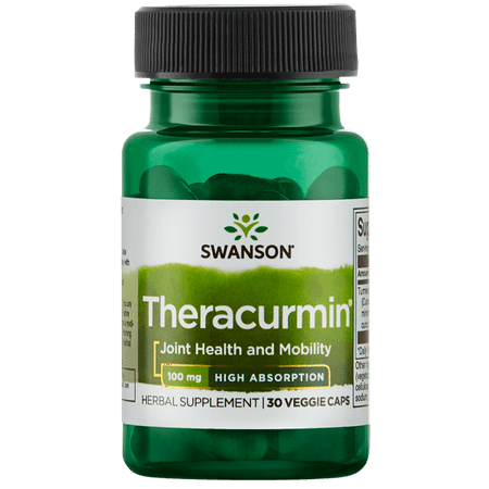 Swanson High Absorption Theracurmin Vegetable Capsules, 100 mg, 30 (Best Natural Anti Inflammatory Products)