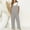 Gray, variant on TAGOLD Womens Summer Pants,Women's Casual Loose Baggy Pocket Jumpsuit Fashion Playsuit Trousers Overalls Cotton And Linen Jumpsuit