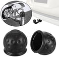 thumbnail image 3 of Happy Date New 4 Colors Universal 50Mm Tow Hook Ball Cover Cap Trailer Ball Cover Tow Hook Cap Hitch Trailer Towball Protect Car Accessories, 3 of 8