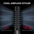 thumbnail image 2 of TYMO Airflow 2.0 Plancha rizadora de pelo plana - Alisador y rizador de cabello 2 en 1, varita rizadora de 1,25 pulgadas para cabello largo y corto, doble voltaje para viajes, 54 millones de iones, an, 2 of 5