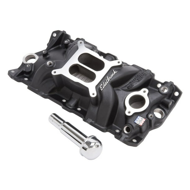 Edelbrock Intake Manifold Perf Eps SBC w/ Oil Fill Tube and Breather