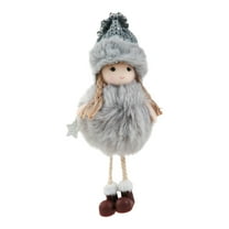 (Clearance) pdqouc Christmas Decoration Angel Doll Pendant Tree Decorative Hanging Ornaments Crafts Gifts Handmade Plush Small Girl Doll Hanging Ornaments,Xmas Holiday Decor for Home Party