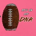 thumbnail image 6 of Wild Bobby Football Fingerprint It's in My DNA Sports Women Racerback Tank Top, 6 of 6