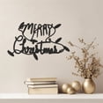 thumbnail image 4 of LaModaHome Merry Christmas Printed Metal Wall Art,Festive Holiday Themed Decor,Seasonal Home Adornment with Christmas Lights Motif, Unique Xmas HangingHome Decoration Gift -19.7"x31.5"/50x80cm, 4 of 5