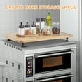 thumbnail image 6 of DSstyles Bamboo Stovetop Cover Cutting Board with Legs and Juices Grooves, XXX Large Stove Top Cover for Gas Burners Stove Top, Cooktop Protector Noodle Board Stove Cover for RV Stove, 6 of 8
