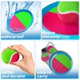 thumbnail image 4 of Juego de lanzar y atrapar la pelota WATUDOU para niños con 2 palas, 4 of 7