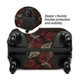 thumbnail image 4 of Xecao Fishbone Rose print Elastic Luggage Cover, with double-sided print , is perfect for travel, business, and daily use, 4 of 9