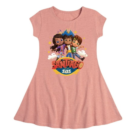 

Santiago of The Sea - The Crew - Toddler And Youth Girls Fit And Flare Dress