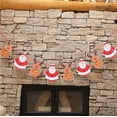 thumbnail image 5 of Coollooc Christmas Banners - Garland Banner Hanging Stocks Xmas Tree Santa Banner Claus Party Decoration Favors for Wall Window Front Door Indoor Outdoor Garden, 5 of 6