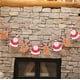 thumbnail image 5 of Guirnalda de banderines navideños | Set de 8 piezas de decoración navideña de papel para interiores y exteriores | Decoración festiva de Papá Noel, renos y árbol, 5 of 6
