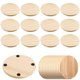 thumbnail image 3 of 12/24 posavasos de madera con almohadillas antideslizantes 48/96, posavasos redondos para bebidas, posavasos en blanco, kit de madera, posavasos reutilizables para café, té, para el hogar, mesa, cocin, 3 of 11