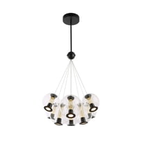 Artcraft Lighting Arlo Collection 8Light Chandelier Black
