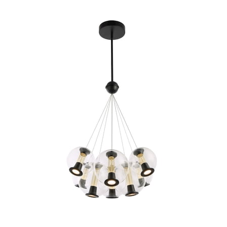 Artcraft Lighting Arlo Collection 8Light Chandelier Black