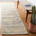thumbnail image 2 of SAFAVIEH Marbella Riagan Diamond Runner Rug, Ivory/Grey, 2'3" x 9', 2 of 8