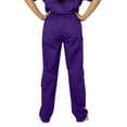 thumbnail image 2 of Panda Uniform by HeedFit Women’s Low Rise Straight Leg Scrub Pants – Purple – 9XL, 2 of 3