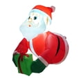 thumbnail image 4 of Decoración navideña de Papá Noel para exteriores, se asoma por la ventana, accesorios exteriores, inflables iluminados para ventanas de 35,43 pulgadas, 4 of 9