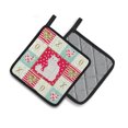 thumbnail image 2 of Asian Semi Longhaired Cat Love Pair of Pot Holders, 2 of 4