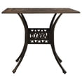 thumbnail image 2 of vidaXL Garden Table Bronze 90x90x73 cm Cast Aluminium, 2 of 5