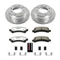 thumbnail image 3 of PowerStop Rear Z36 Truck & Tow Carbon-Fiber Ceramic Brake Pad and Drilled and Slotted Rotor Kit Fits: CHEVROLET GMC Select Models K2039-36, 3 of 9