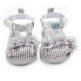 thumbnail image 4 of Ierhent Baby Jelly Sandals Girls And Toddler Girls Flat Sandals Gray,13, 4 of 8