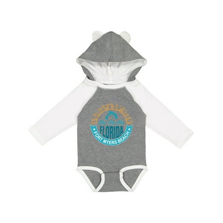 

Inktastic Fort Myers Beach Florida Vacation Gift Baby Boy or Baby Girl Long Sleeve Bodysuit