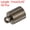 Bronze 6.5mm, variant on REGALWOVEN Cord End Cap Stainless Steel Barrel End Caps for DIY Bracelets Necklaces Tassels Silver Tone 1.5mm