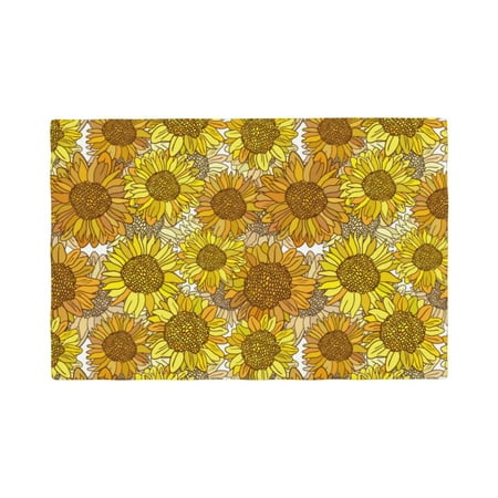 

Placemats Set of 4 / 6 Sunflowers1 Placemats for Dining Table Indoor/Outdoors Heat Resistant Washable Placemats 18 x 12