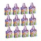 thumbnail image 4 of 12 Bolsas de regalo de Pascua con estampados de conejitos, bolsas de dulces reutilizables para golosinas. Violeta, 4 of 9