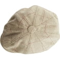 thumbnail image 5 of Herringbone Applejack Wool Blend Newsboy Gatsby Ivy Hat Golf Driver Ascot, 5 of 6