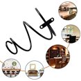 thumbnail image 3 of Iron Wall Wine Bottle Rack Holder Wall Mounted Wine Racks Firm Wine Display Stand, 3 of 6