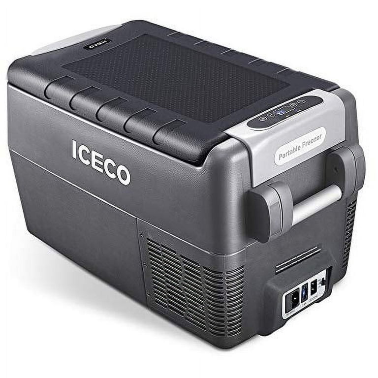 ICECO JP30 Portable Refrigerator, 12V Car Fridge Freezer, 31 Liters Compact  Refrigerator with Secop Compressor, for Car & Home Use, 0℉～50℉, DC 12/24V,  AC 110/240V 