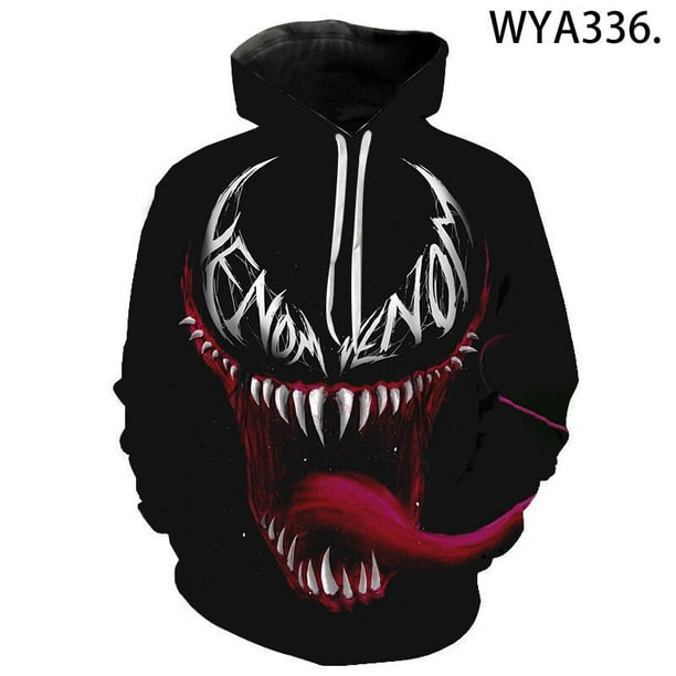 2020 neue Herbst Venom Hoodie männer frauen kinder Mode Lässig sudadera 3d Druck Pullover Straße Hip Hop harajuku Mantel xuanjing unisex