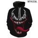 thumbnail image 1 of 2020 neue Herbst Venom Hoodie männer frauen kinder Mode Lässig sudadera 3d Druck Pullover Straße Hip Hop harajuku Mantel xuanjing unisex, 1 of 2
