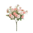 thumbnail image 1 of Naiovety Ramo de claveles artificiales, decoración de flores familiares, decoración de flores de simulación, ramo de flores falsas de seda para fiesta Flores artificiales champán PC 1 Naiovety HA6616-01B, 1 of 6