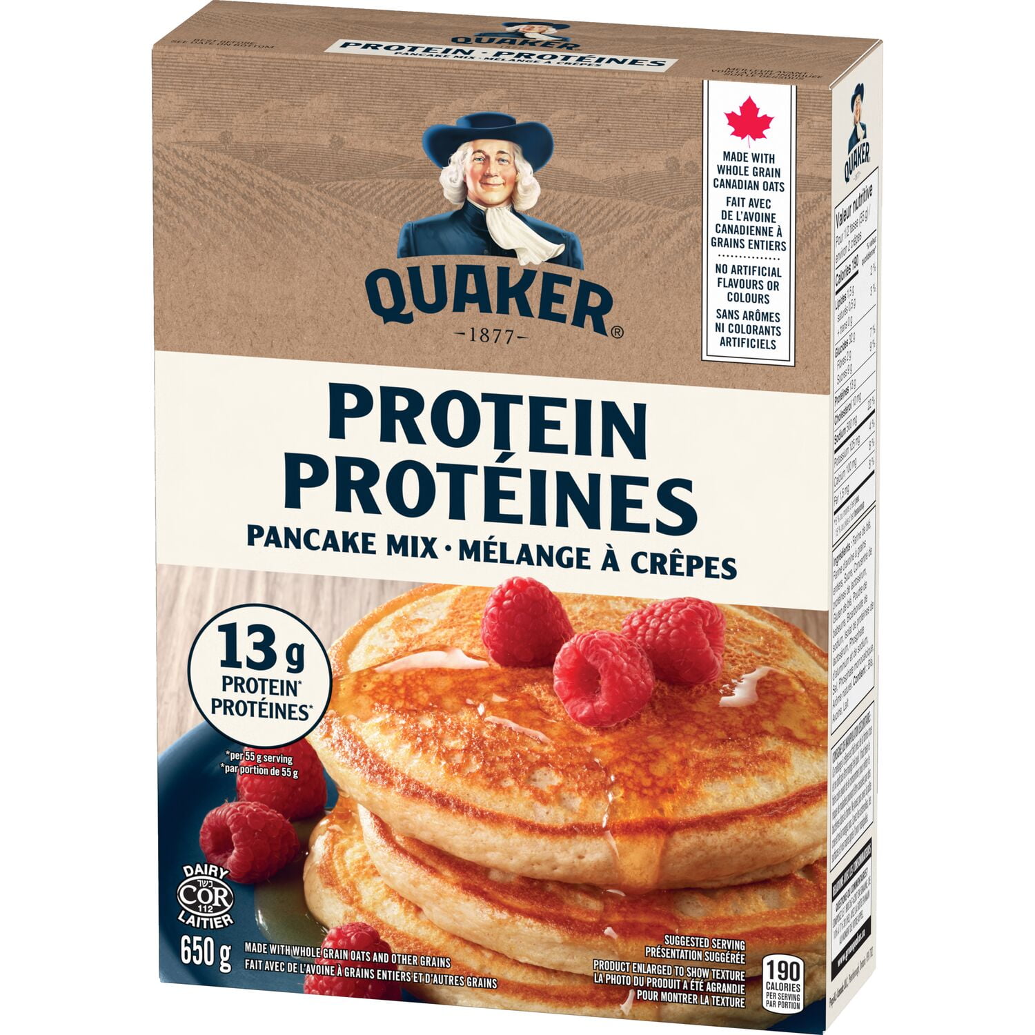 Quaker Babeurre protéine mélange à crêpes