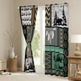 thumbnail image 3 of Castle Fairy Animal Bear Deer Black Out Curtains for Female Men Women,Abstract Geometric Curtains Pack of 2 (42x63 Each),Boho Tribal Aztec Bedroom Curtains,Luxury Bedroom Decor, 3 of 6