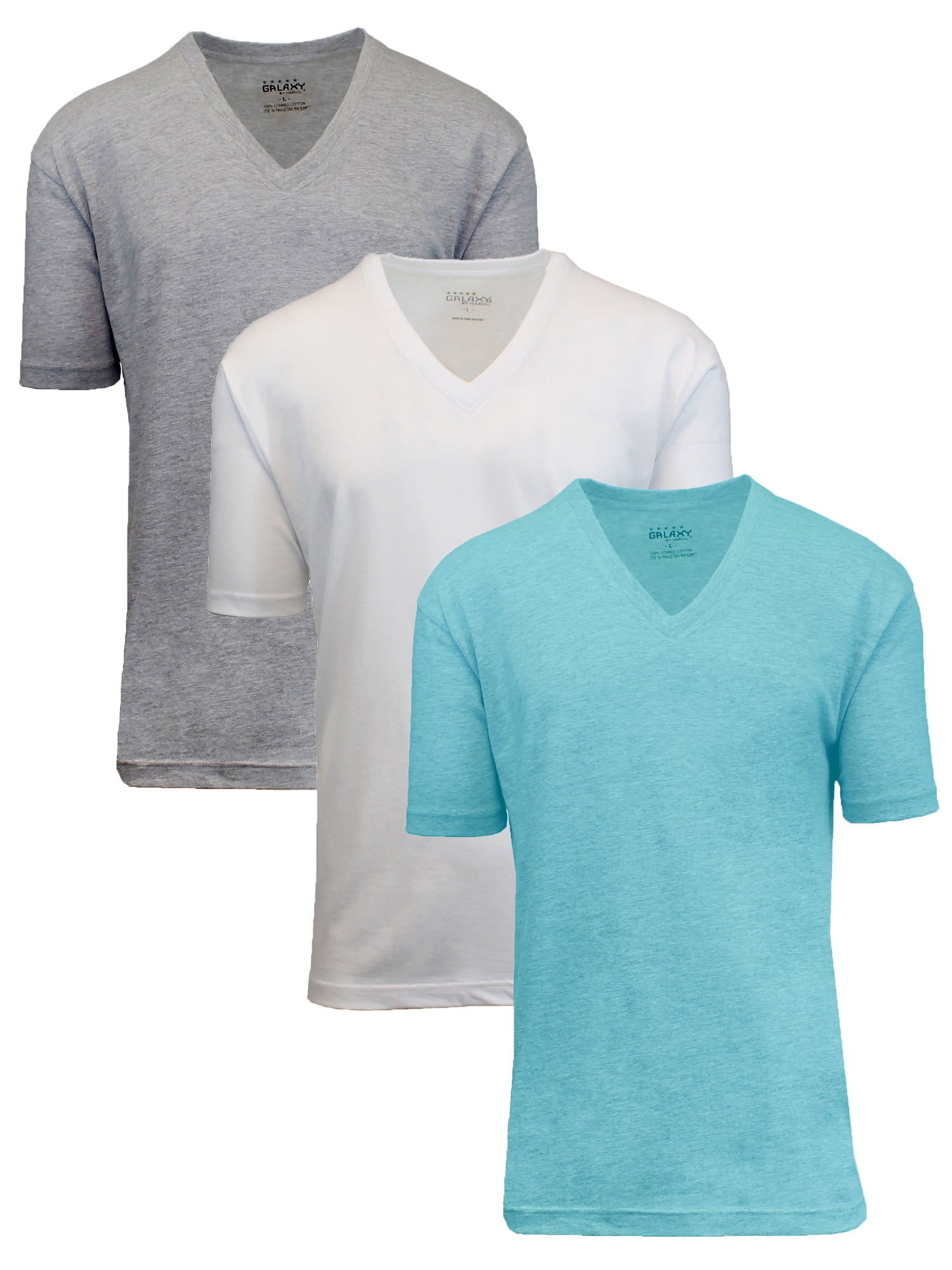 men's v neck undershirts cotton
