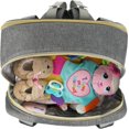 thumbnail image 3 of Dabney Lee Baby Harbour Expansion Backpack Diaper Bag Grey, 3 of 5