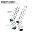 thumbnail image 2 of Naloa Panda And Rainbow Knee Socks, High Socks Long Stretchy Sock Women Knee High Stocking, Long Socks for Women, 2 of 6