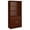 Mahogany, variant on Pemberly Row 36W 5 Shelf Bookcase with Doors in Mahogany - Engineered Wood