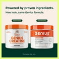 thumbnail image 4 of The Genius Brand Genius Creatine - Ultra pure Creatine Monohydrate plus Nootropics including Beta Alanine and Astragin for improved absorption, strength, and performance - Unflavored, 25 servings, 4 of 10