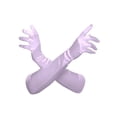 thumbnail image 1 of Gravity Threads Gants en Satin pour Femmes 18 Pouces Lilas, 1 of 2