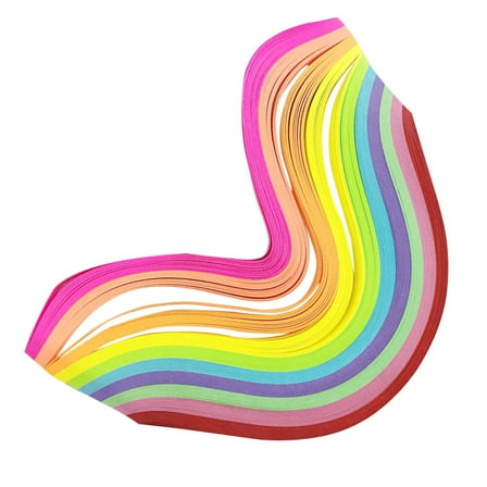 WHAMVOX 500 Pcs Boxed Star-striped Paper Star Paper Strips Origami Paper DIY Origami