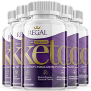 (5 Pack) Regal - Keto Supplement for Weight Loss - Energy & Focus Boosting Dietary Supplements for Weight Management & Metabolism - Advanced Fat Burn Raspberry Ketones Pills - 300 Capsules